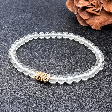 啟曜。素串 手串 細品歲月 顯化 招財 l 利比亞黃金隕石 5mm  l