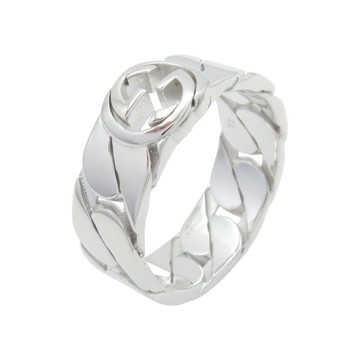 GUCCI 古馳 925純銀 Interlocking G 戒指 【二手名牌BRAND OFF】