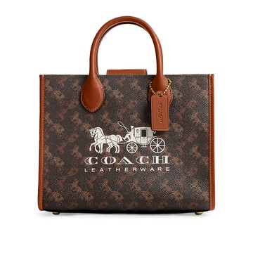 ACE 26 馬車主題圖案印花托特包