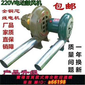 【台灣公司 可開發票】小型家用220V強力電動鼓風機雞蛋仔燒烤吹碳助燃爐灶煤爐吹風機