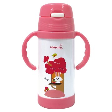 PERFECT 極緻 316兒童真空杯  粉紅色  350cc  1個