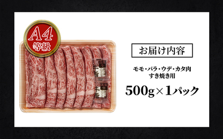 鹿児島黒牛セット（すきやき）500g 1パック