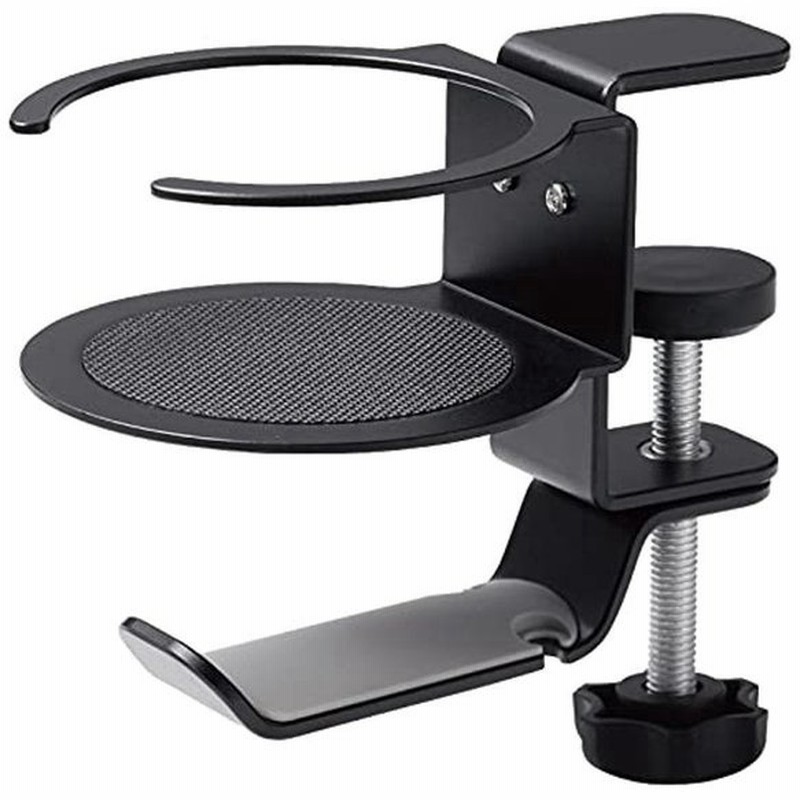 エレコム ヘッドホンホルダー ヘッドホンスタンド クランプ式 デスク下収納 360度回転 耐荷重9kg コード巻き取りフック付 ドリンクホル 通販 Lineポイント最大0 5 Get Lineショッピング