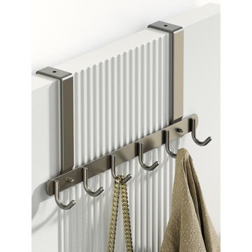 門掛鉤門上掛衣架5cm厚門 不銹鋼超長款臥室門后掛鉤衣帽收納神器