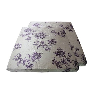 J&N 蜜絨立體坐墊 2入組  55 x 55cm  紫色