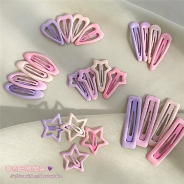兒童bb夾女童劉海夾寶寶發卡可愛超萌小女孩不傷發五角星碎發夾子