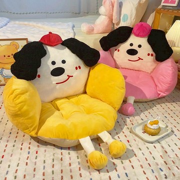 大耳朵狗狗靠墊辦公室讓你溫暖舒服坐墊