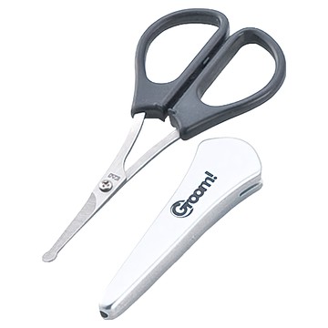 Groom 安全鼻毛剪刀 附蓋  HC-3027  1支