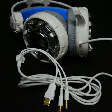 磁動力甲品GH1100電競游戲耳機有線3.5發光7.1電腦手機LOL吃雞CF【Snowbelle優選】