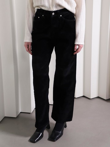 Cotton Velvet Straight Line Jean