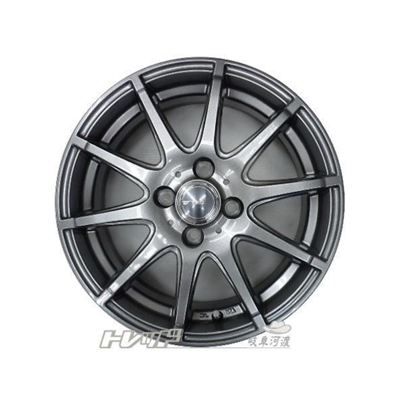 軽自動車 15インチ 新品夏タイヤホイール TIRO 4.5J 45 ガンメタ グッドイヤー 165/55R15 組込済 4本SET サマータイヤ  タント デイズ N-BOX | LINEショッピング