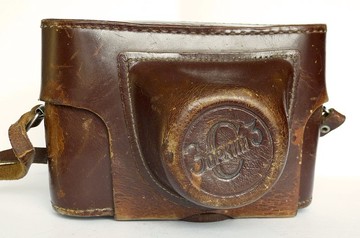 Zorki-3C 3S 原裝硬殼包 3/8 帶背帶皮革測距儀 KMZ 蘇聯