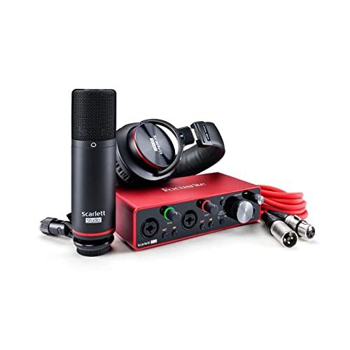 Focusrite フォーカスライト Scarlett 2i2 Studio G3 USB 2.0 Type C オーディオ・インターフェース