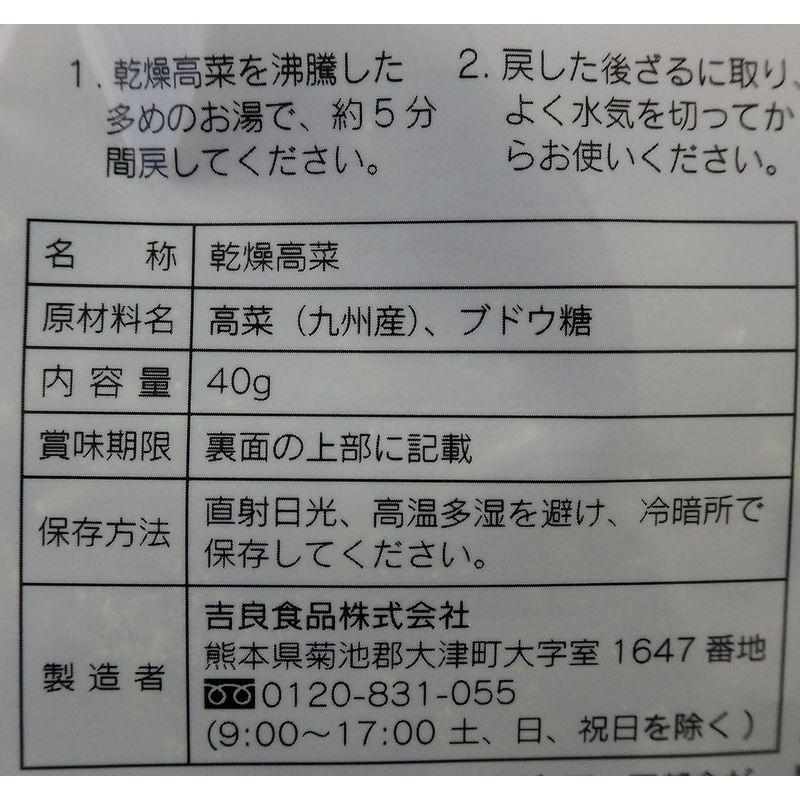 乾燥野菜 九州産高菜 40g×5袋
