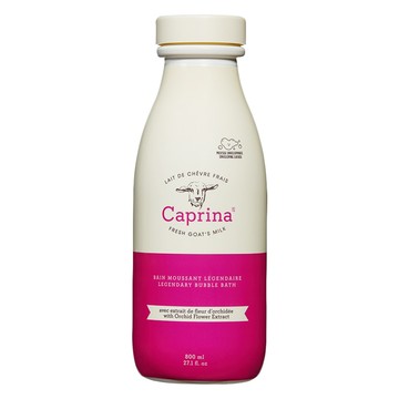 CANUS 肯拿士 Caprina 新鮮山羊奶泡澡沐浴乳 蘭花 800ml  1瓶