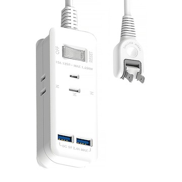 Songwin 尚之宇 USB智慧充電組 6尺  白色  1個