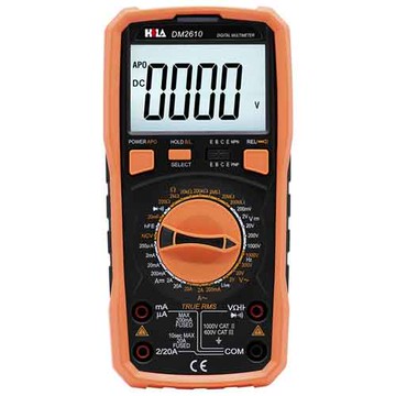 【領券折300 點數4%】        HILA 3 1/2多功能數字電錶 True Rms DM-2610
