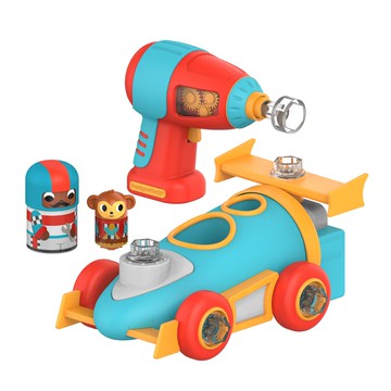 【 Educational Insights 美國兒童益智桌遊 】Design & Drill天才工程師 方程式賽車  東喬精品百貨