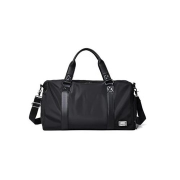 Sp house 旅遊新寵尼龍斜背側肩手提大容量包(黑色)