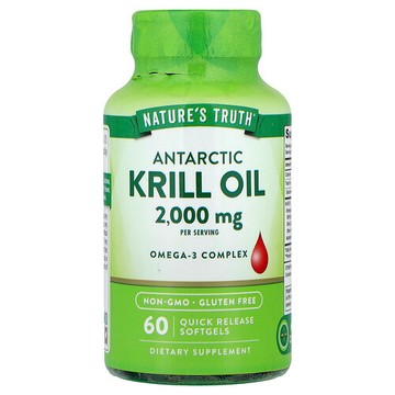 Nature's Truth, 南極磷蝦油軟膠囊，60 速釋軟膠囊（每粒軟膠囊 1000 毫克）