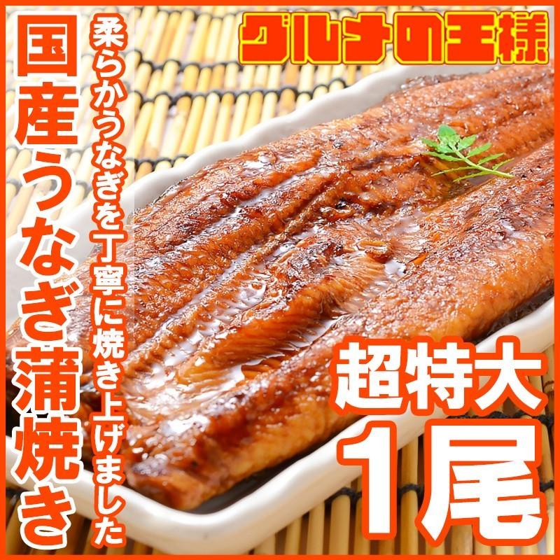 超特大 国産うなぎ蒲焼き 平均250g前後×1尾 タレ付き （国産 うなぎ ウナギ 鰻）