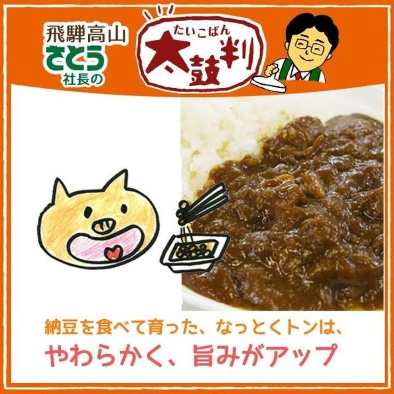 飛騨なっとく豚カレー 中辛 地元のおいしいお店と一緒につくった ご当地カレー 飛騨 高山 特産品 グルメ 岐阜