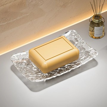 小麥購物 冰川紋肥皂盒 G762 58g  透白  6個