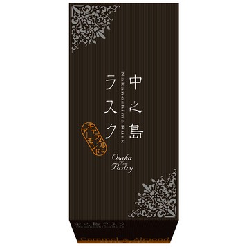 中之島麵包脆片 焦糖&杏仁口味 16片入