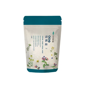 吉品保健 療肺草清潤飴 清新舒暢  80g  1包