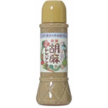 笛木醤油 金笛 春夏秋冬の胡麻和風ドレッシング 390ml ×4セット