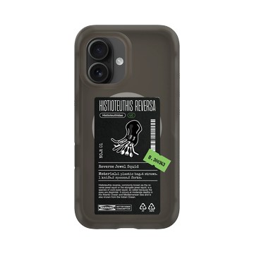 iPhone 16 AirX 本質黑 - Marine Debris - 塑膠袋逆帆魷（隱藏版）