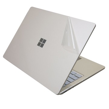 【Ezstick】Surface Laptop4 Laptop5 13.5吋 砂岩金 霧面筆電機身貼｜上蓋+鍵盤週圍+底