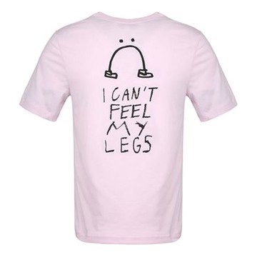 Nike DRY TEE DFC LEGS Athleisure Casual Sports Breathable Short Sleeve Pink Red Pinkred
