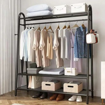 ??快速出貨 可開發票 陽臺晾衣架掛曬晾衣架桿落地可收縮折疊室內室外臥室多功能衣柜