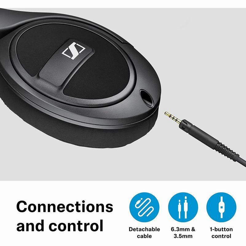 ゼンハイザー ヘッドホン 密閉型/リモコン・マイク付 HD 569国内正規品