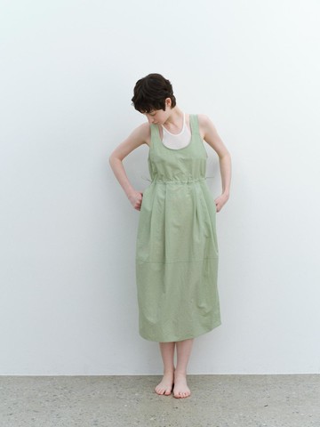 string nylon dress (green)