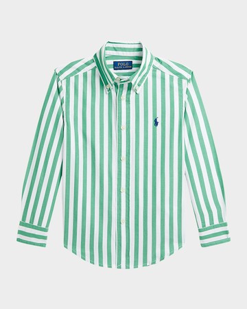 Boy's Striped Sport Shirt, Size 2-7