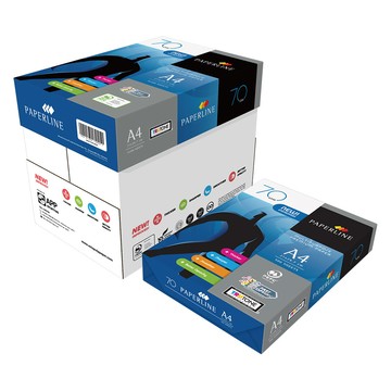 【PAPERLINE】金牌 70磅 70P 多功能 A4 影印紙 50包 /組 地球藍 NEW IMPROVED