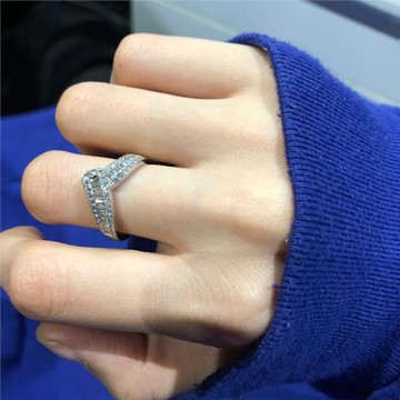 星河碎鉆～原創設計感璀璨不規則閃鉆排鉆戒指套裝小眾高級感貴氣