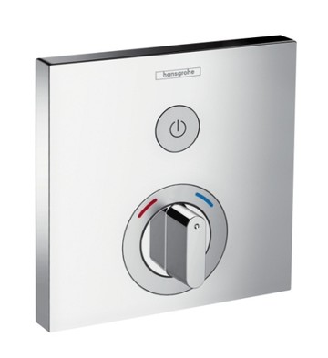 【麗室衛浴】德國HANSGROHE ShowerSelect 系列 高流量定溫 一路開關面板 15767