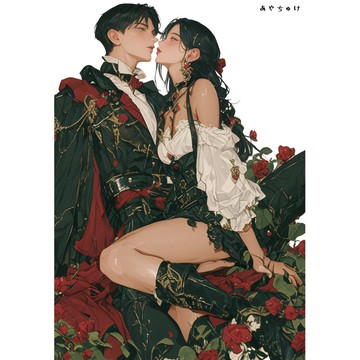 【2 月新款 3】07-113-0008 人物貼紙 兩人 奇幻風格