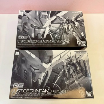 全新未拆 現貨 萬代 PB魂商店限定 RG 1/144 未啟動 正義鋼彈 攻擊自由鋼彈 SEED 合售