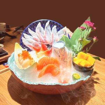 創意陶瓷刺身盤冰盤高端火鍋海鮮姿造盤烤肉餐具酒店自助餐展示盤