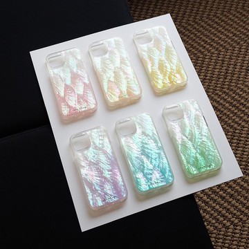 定製 珍珠母 iPhone手機殼 閃耀 手工製作 樹脂 高品質 設計師