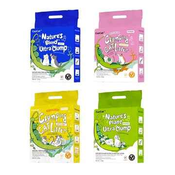 【CuzCat卡滋貓】貓砂 豆腐砂 2.4kg 天然豆腐貓砂 豆腐砂 豆腐 貓沙 礦砂 松木貓砂 木屑砂 松木砂 混合砂