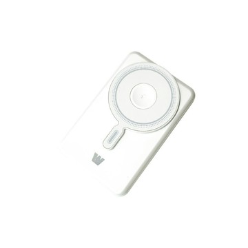 【WEPHONE】五合一磁吸無線行動電源 5000mAh｜白色【三井3C】