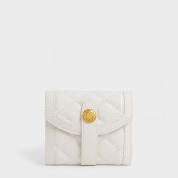 Este 菱格摺疊短夾