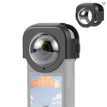 PULUZ PU975 全景相機光學強化玻璃鏡頭蓋 適配Insta360 X4相機