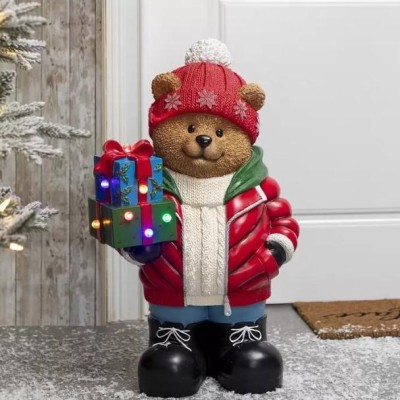 クマのグリーター 未使用 高さ約64cm 8つのライト付き 屋内・屋外使用可能 クリスマス イルミネーション 飾り付け コストコ/85022 |  LINEブランドカタログ