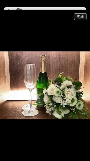 白綠色系捧花 新娘捧花 台北市外送免運費 婚禮花藝